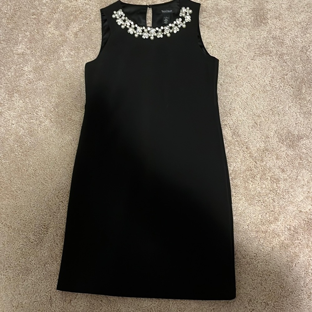 black beaded dress